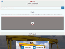 Tablet Screenshot of cranesnlifts.com